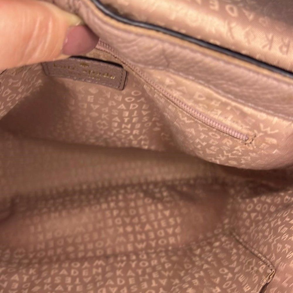 Kate Spade Alecia Mulberry Street Porcini Satchel - GUC - Picture 8 of 9